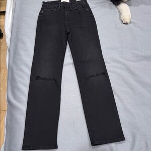 Frame Denim Jet Black Jeans